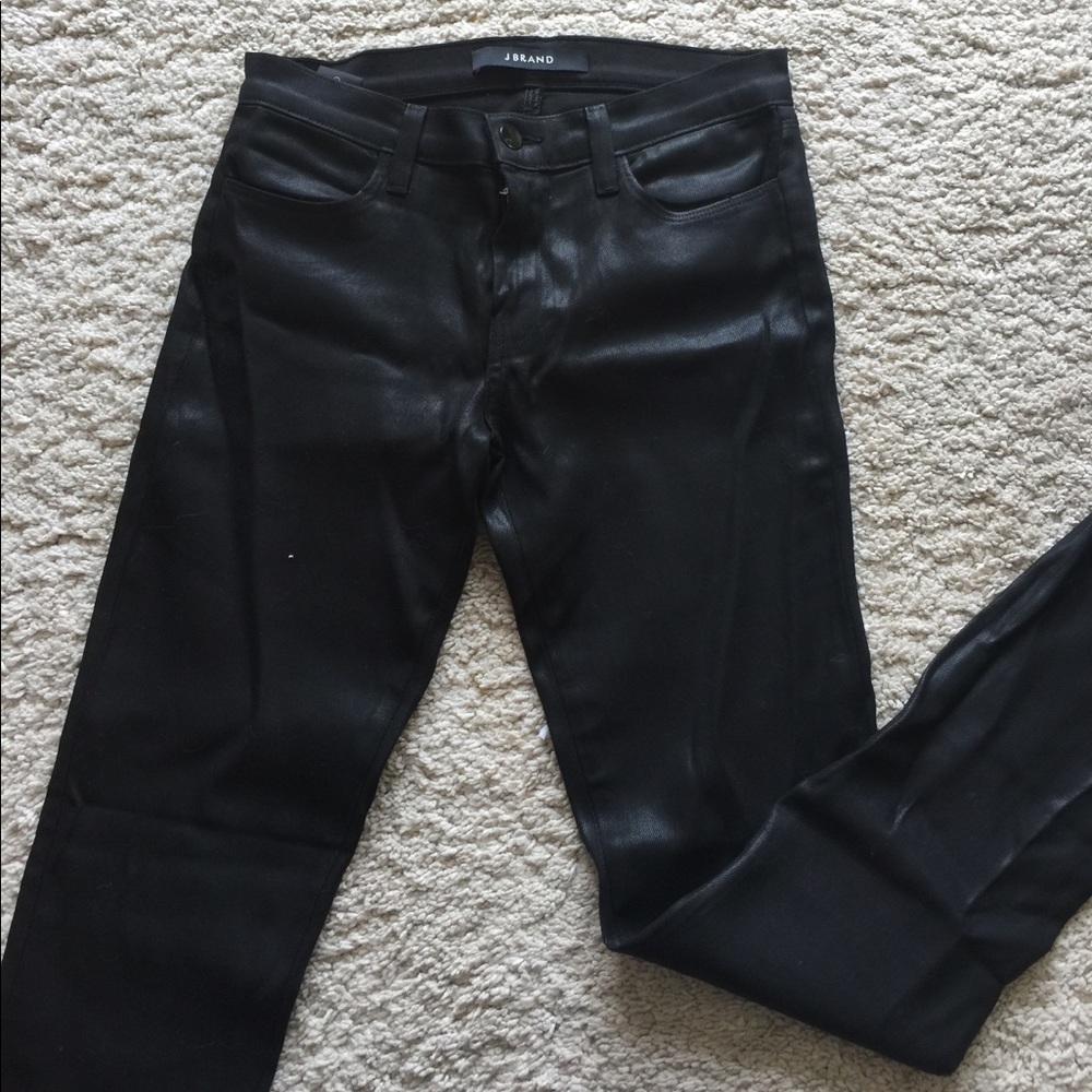 Jbrand Black shine jeans